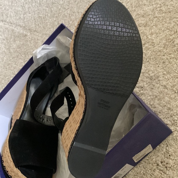 New in box, Stuart Weitzman suede wedges - Picture 4 of 4